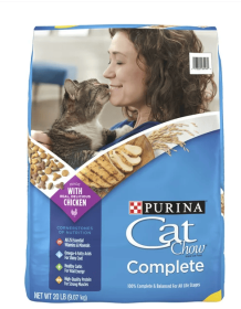 Purina Cat Chow Complete Dry Cat Food, 20 lb Bag