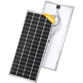 BougeRV 9BB Cell 200 Watts Solar Panel,23% High-Efficiency Mono Module Monocrystalline Technology Work