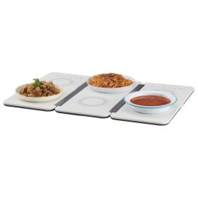 VEVOR Electric Warming Tray, 18.9" x 10.2" Portable Cold Rolled Sheet Heating Tray with Temperature Control (35-100Â°C), Perfect for Catering, House