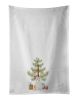 NEW Maltese #2 Christmas Tree Kitchen Towel Set of 2 White Dish Towels Decorative Bathroom Hand towel for Hand, Face, Hair, Yoga, Tea, Dishcloth, 19 X