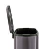 13.2 gallon Trash Can; Stainless Steel Step On Kitchen Garbage Can