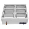 Rust-resistant Heat Preservation Soup Basin Large Capacity Food Warmer 850W