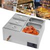 Rust-resistant Heat Preservation Soup Basin Large Capacity Food Warmer 850W