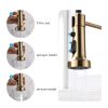 New Single Handle Pull-Down Sprayer Kitchen Faucet in Brushed Gold