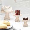 3-Tier Cupcake Stand Cake Dessert Wedding Event Party Display Plate Tower Golden