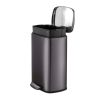 13.2 gallon Trash Can; Stainless Steel Step On Kitchen Garbage Can