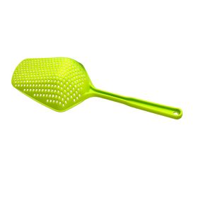 Plastic; No-stick; Ice Shovel; Filter; Long Strainer; Kitchen Colander (Color: Green)