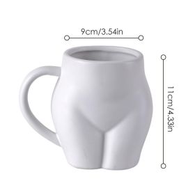 Booty Mug 3D Buttock Ceramic Coffee Mugs 520ml Tea Cup For Lover Couple Family Friend Body Mug Vase Home Decor (Capacity: 300ml, Color: 1)