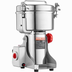 VEVOR 2500g Commercial Spice Grinder Electric Grain Mill Grinder High Speed (Default: Default)