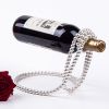 Necklace Wine Rack Pearl Necklaces Suspension Wine Bottle Holder Home Desktop Decoration For Party champagne Display